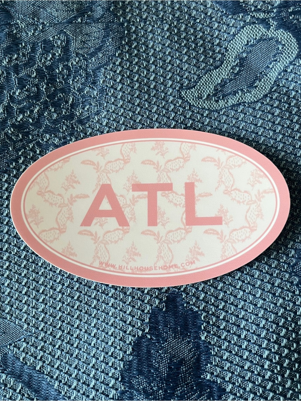 NEW Hill House Home ATL pink & white decal sticker